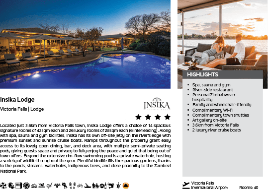 A brochure for a resort with a pool and a restaurant. Description generated by AI