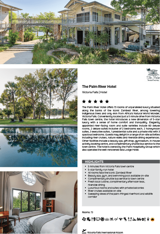 A hotel advertisement with a picture of a lake and a house. Description generated by AI