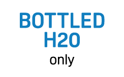 Bottled H20 only