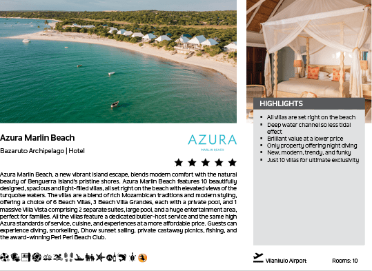 A beach scene with a hotel advertisement. Description generated by AI