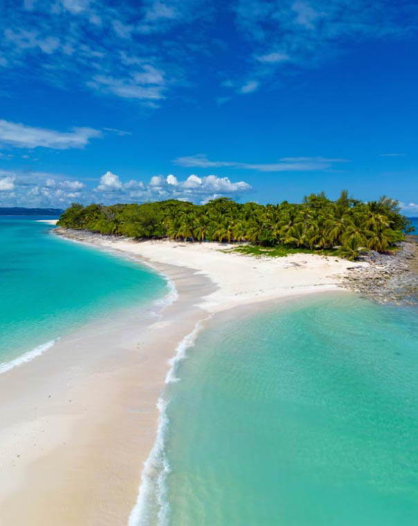 The beautiful islands of Madagascar Nosy Iranja - Near Nosy Be