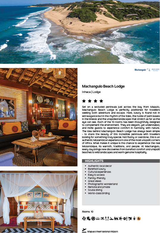 A picture of a beach with a caption that says “Machu Picchu Beach Lodge". Description generated by AI