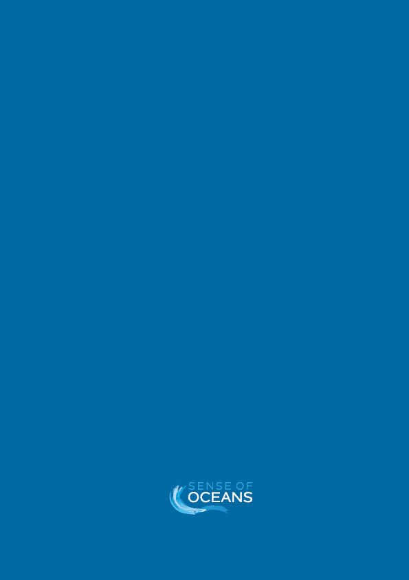 A blue and white ocean background. Description generated by AI