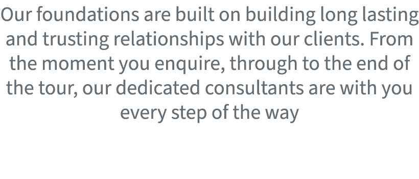 Our foundations are built on building long lasting and trusting relationships with our clients. From the moment you e...